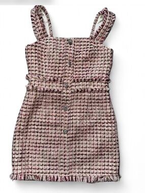 MOTF Tweed Jacket with Pink and Cream Highlights